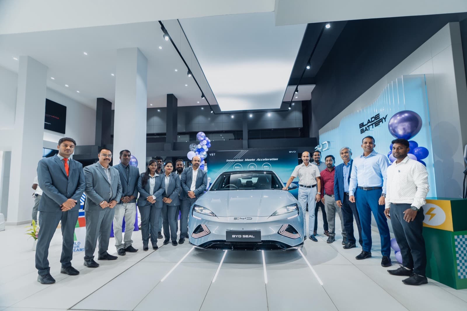 [Client] · Car launch and showroom unveil