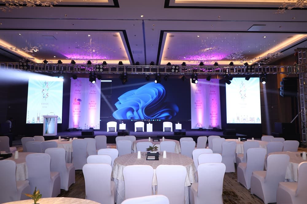 [Client] · Conference stage and AV