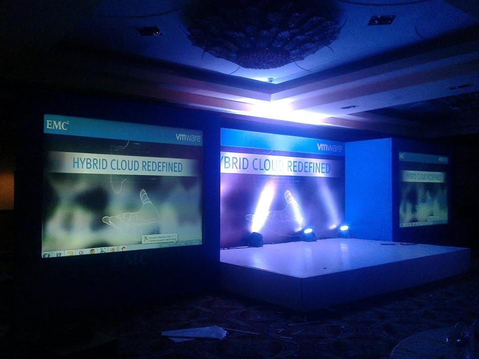 EMC and VMware · Hybrid Cloud Redefined launch