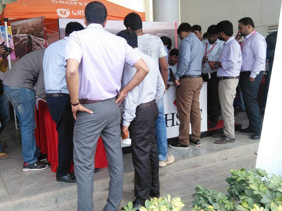Grofers · Corporate stall