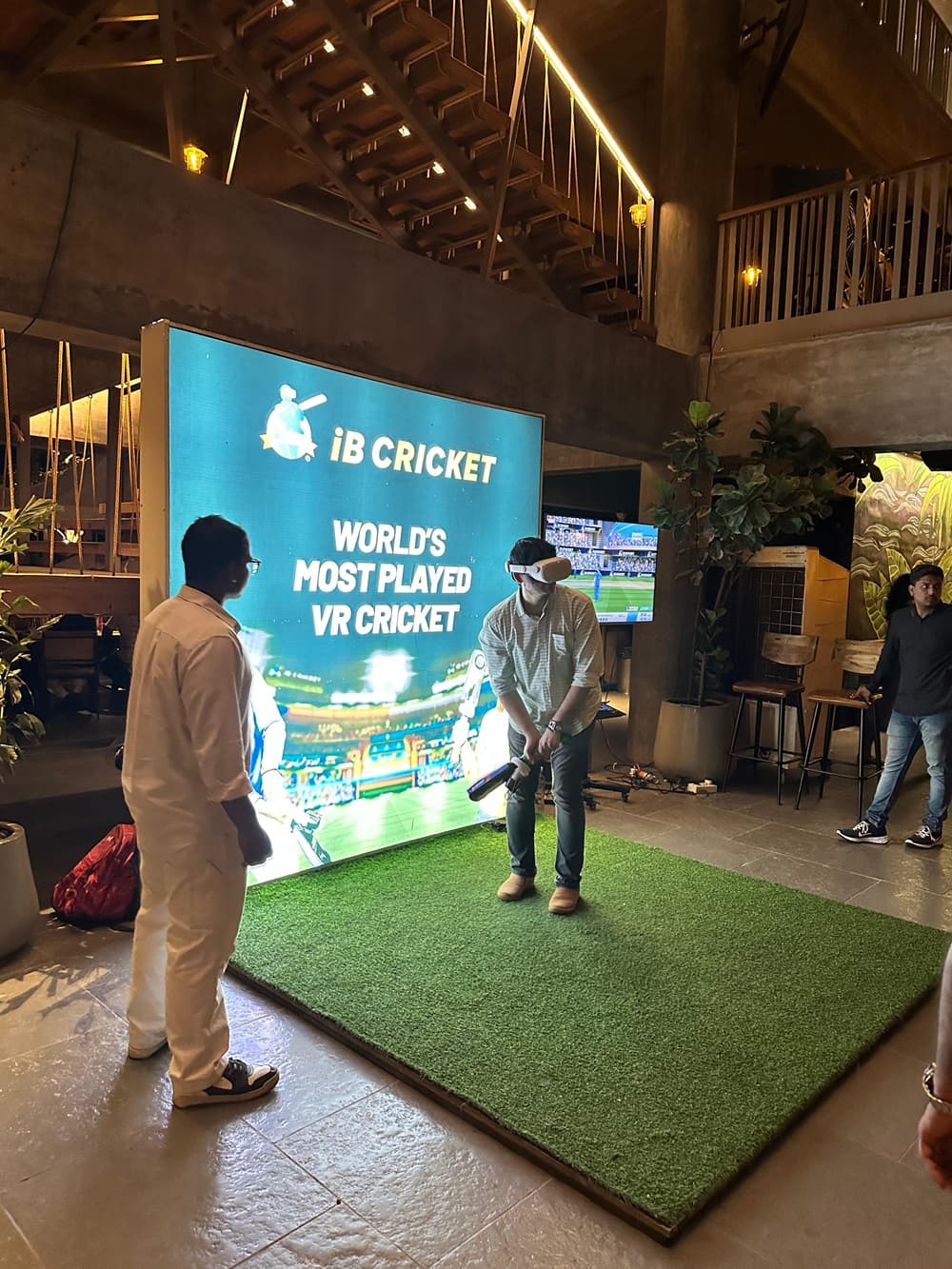 iB Cricket · VR cricket experience zone