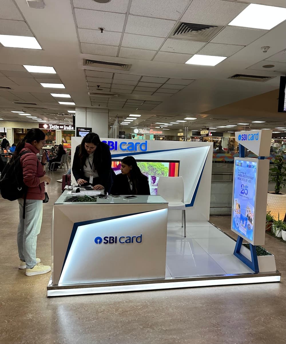 SBI Card · Acquisition kiosk